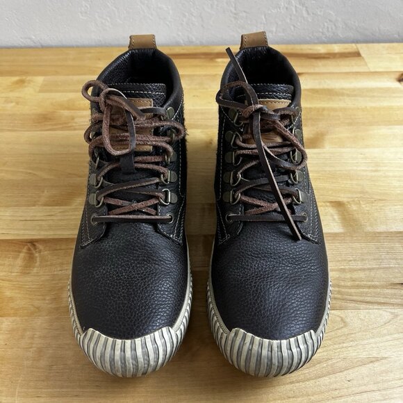 Timberland Smartwool 74197 Anti-Fatigue Boots‎ Sneaker Brown Leather Mens SZ 7.5 - Picture 3 of 10